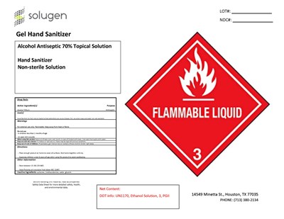 18927 mL Ndc: 79975-012-04 (Gel Hand Sanitizer Bulk Label)